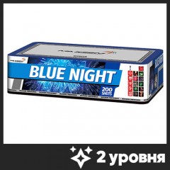 Салют MC149 Blue Night Fire 200 залпов, 20 мм