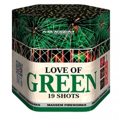 Салют SB-19-03 Love of Green 19 залпов, 30 мм