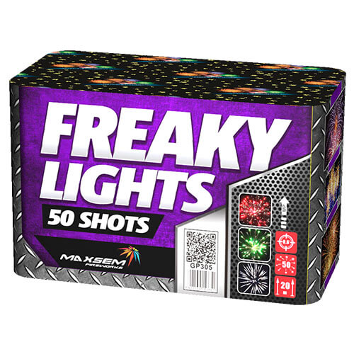 Салют GP305 Freaky Lights 50 залпов, 15 мм