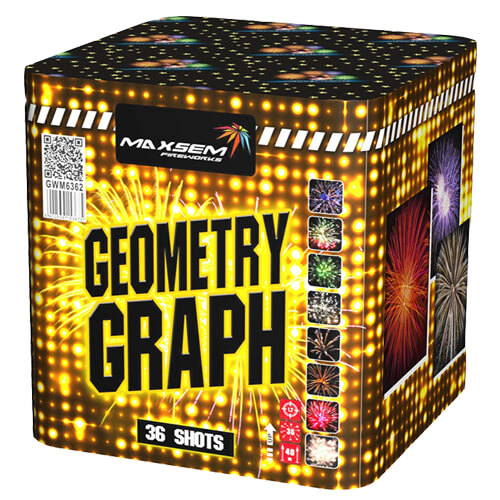 Салют GWM6362 Geometry Graph 36 залпов, 30 мм